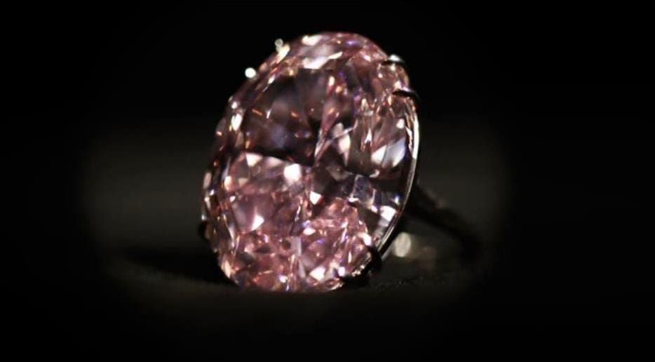 ‘Pink Star’ diamond to fetch $60m at Sotheby’s auction