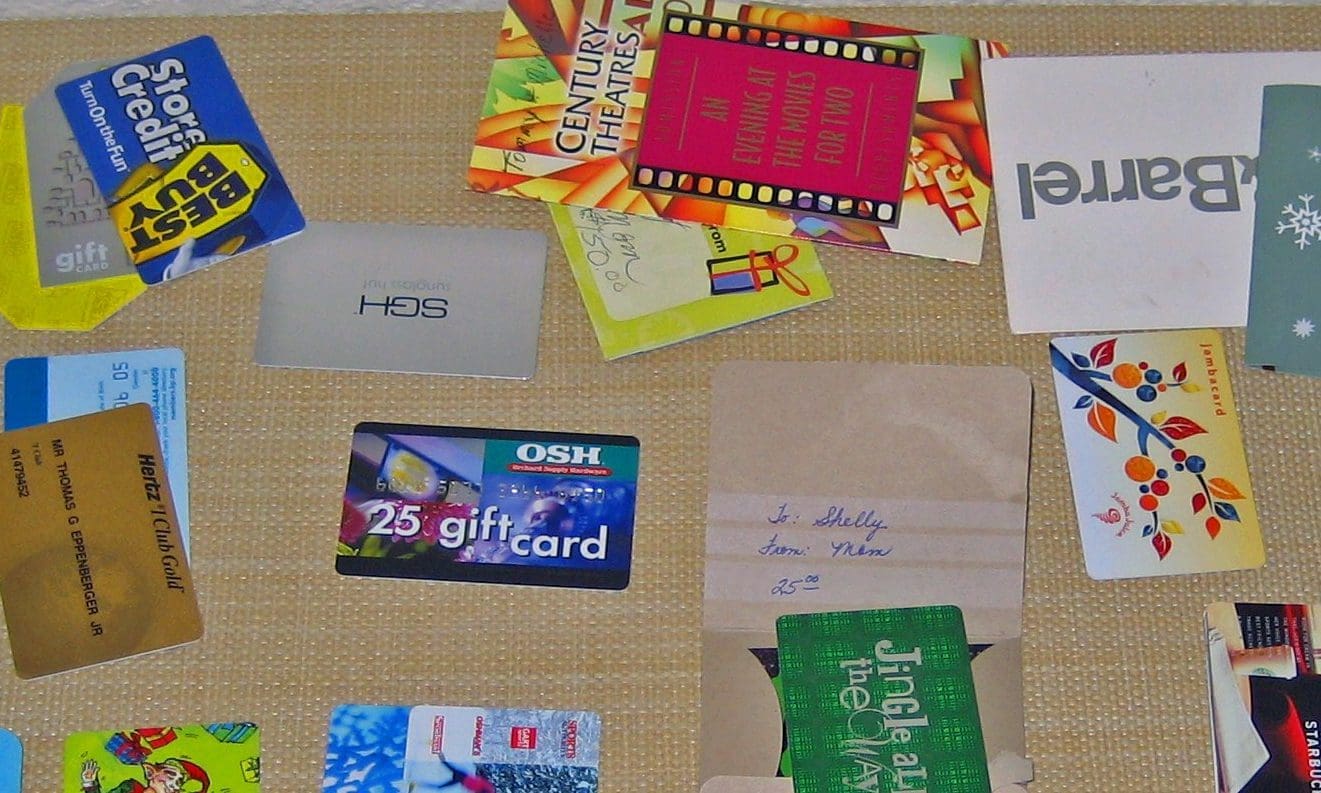 Report shows growth in gift cards for start of 2014