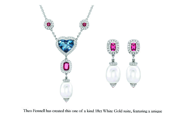 Theo Fennell showcases unique tanzanite necklace