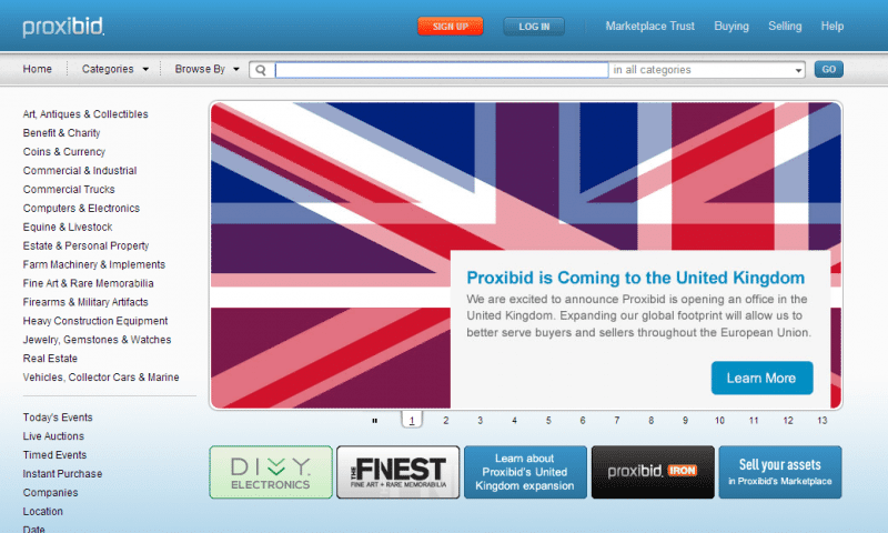 US high-value auctions website announces expansion into UK