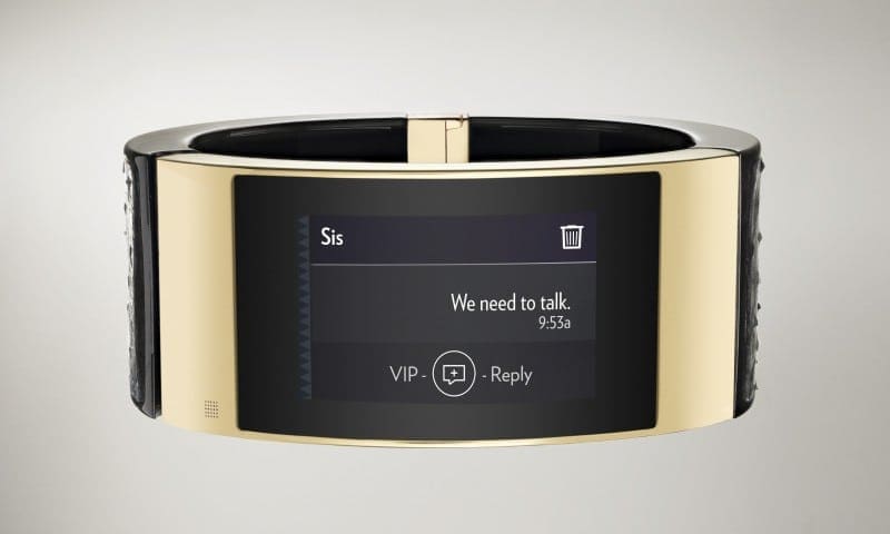 Intel and Opening Ceremony launch gold-coated ‘smart bracelet’