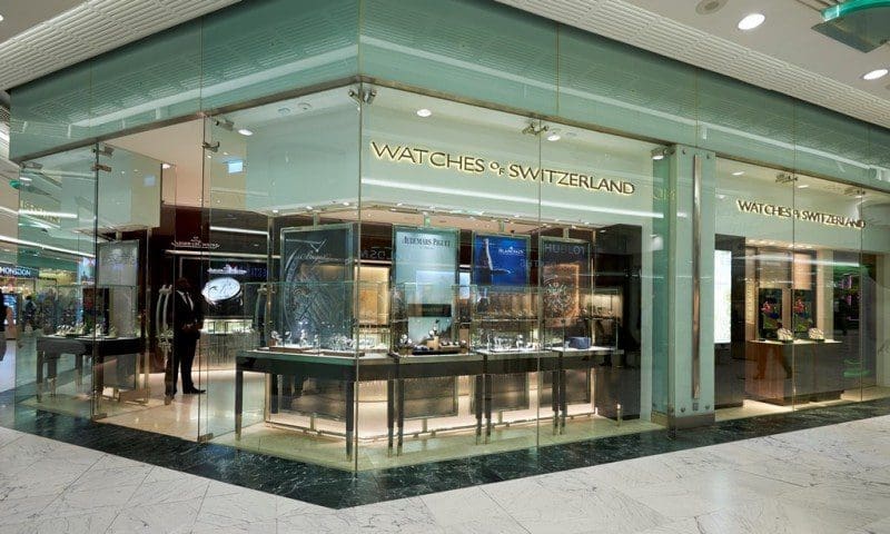 Watches of Switzerland opens Canary Wharf store
