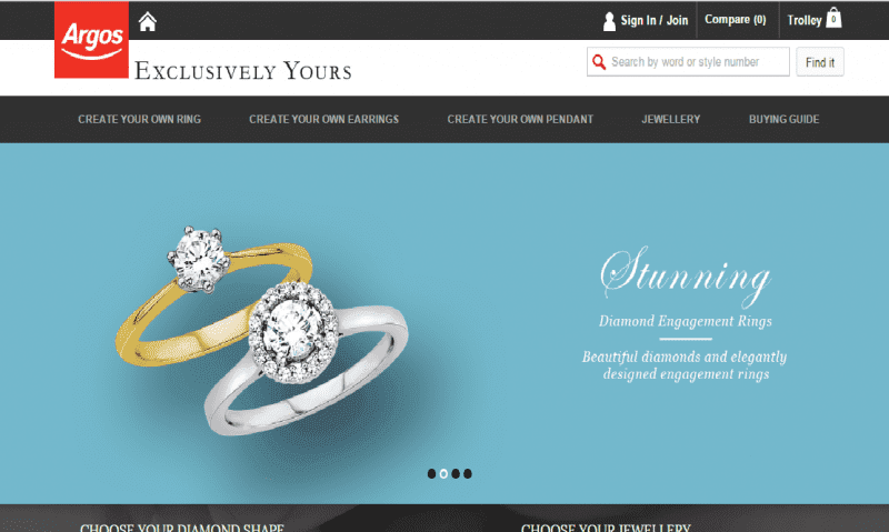 Argos launches bespoke diamond jewellery creation service