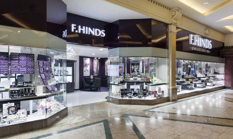 F Hinds’ Trafford Centre opens following £300,000 refurb