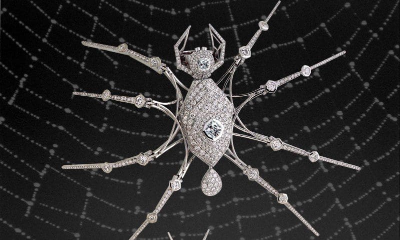 Rare spider diamond ring predicted to fetch £200,000 at auction
