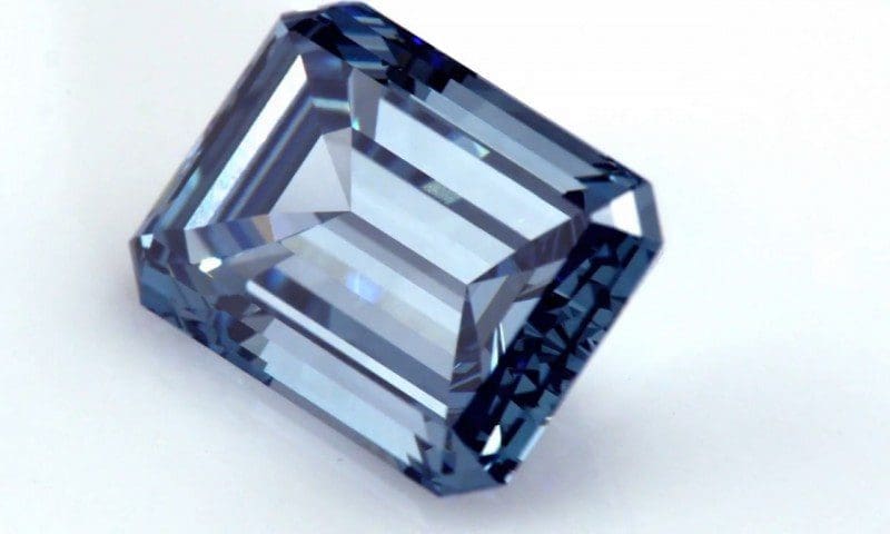 Largest ever fancy vivid blue diamond could fetch £31.4m
