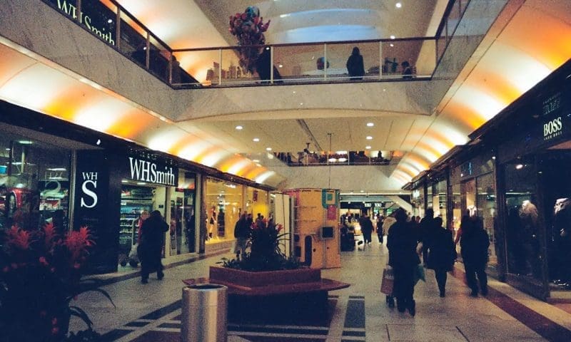 Five arrested after smash-and-grab raid at shopping centre jewellers