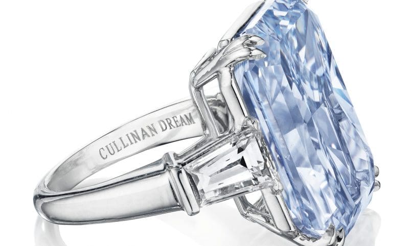 Blue diamond sells for record-breaking £17.5m