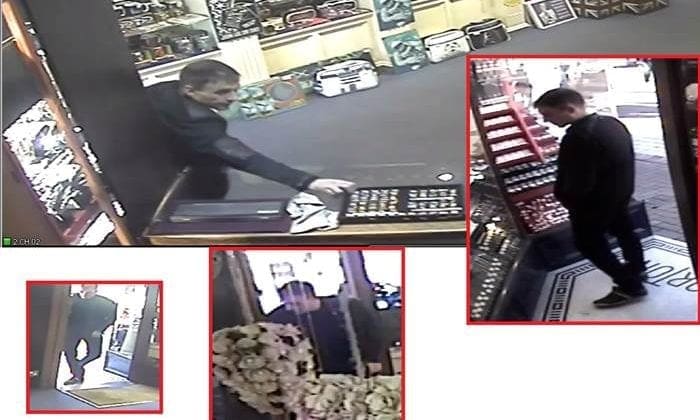 Gold rings worth £10,000 stolen from Dorset jewellers