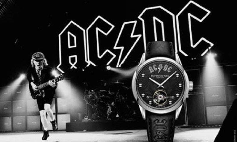 Raymond Weil unveils limited edition AC/DC inspired watch