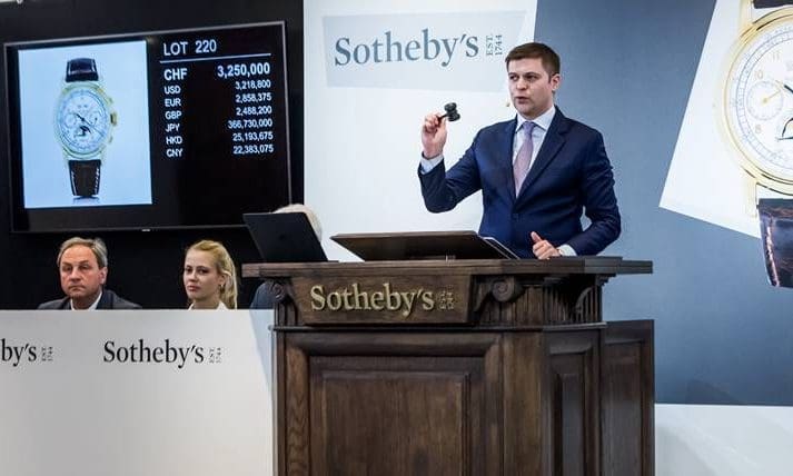 Sotheby’s sells ‘most expensive watch’ at auction in 2018