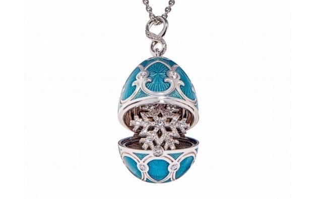 Fabergé debuts Skiing World Cup-inspired pendant