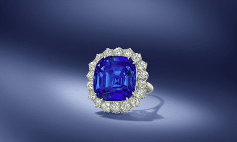 17.43 carat Kashmir sapphire ring sold for £723,062 at auction