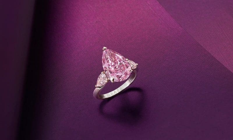 Graff reveals new Lesotho Pink diamond ring