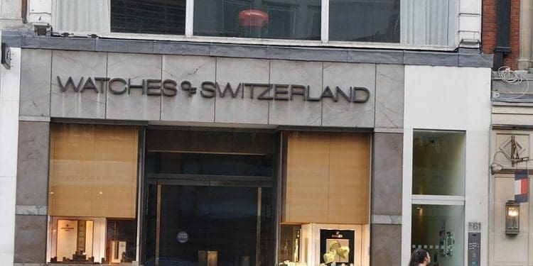 Watches of Switzerland revenues jump 17.8% in Q1