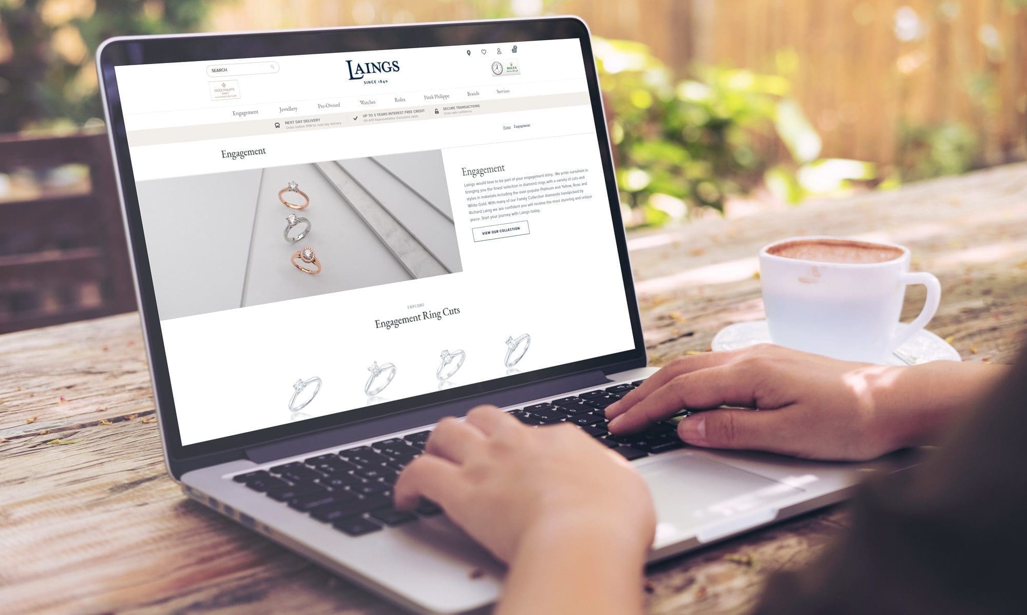 Luxury jewellers Laings expands online presence