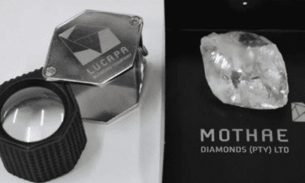 Lucapa recovers 101 carat diamond