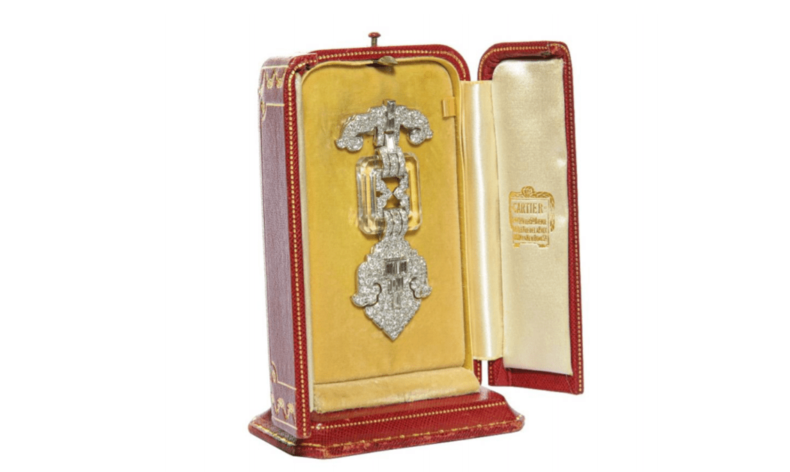 Art Deco Cartier brooch to sell at first Chiswick Auction of 2021