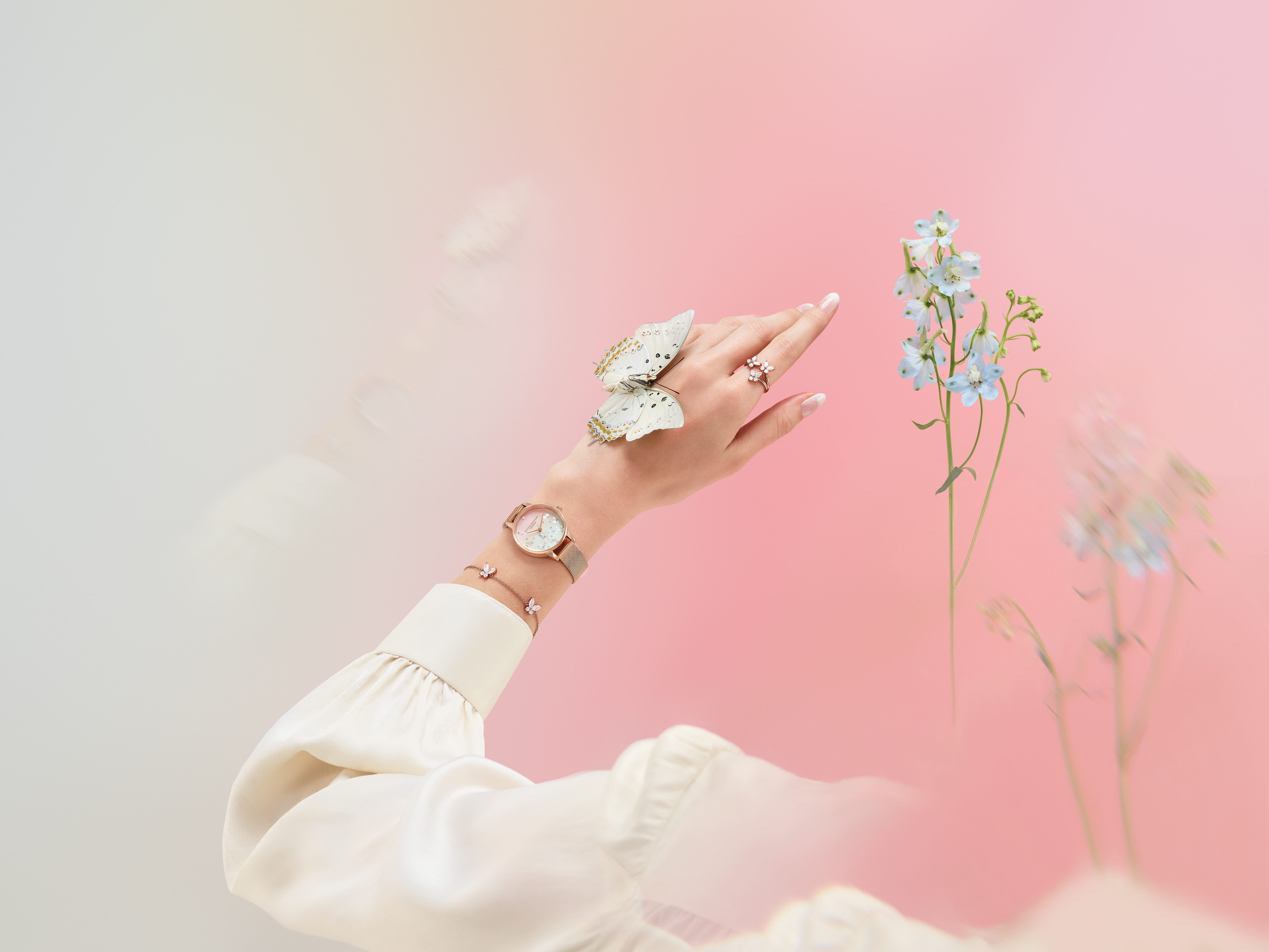 Olivia Burton launches SS22 Sparkle Butterfly Campaign