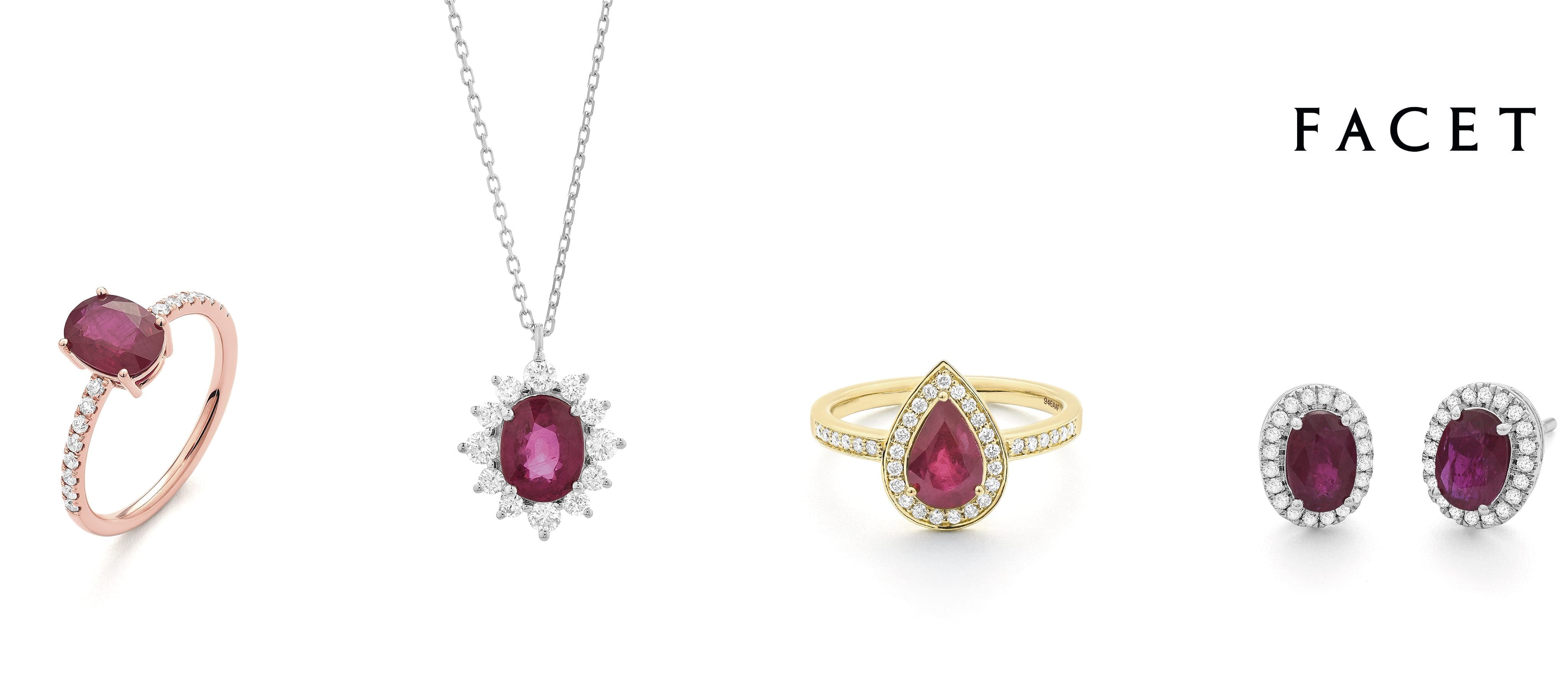 Facet launches first jewellery collection with sustainable rubies