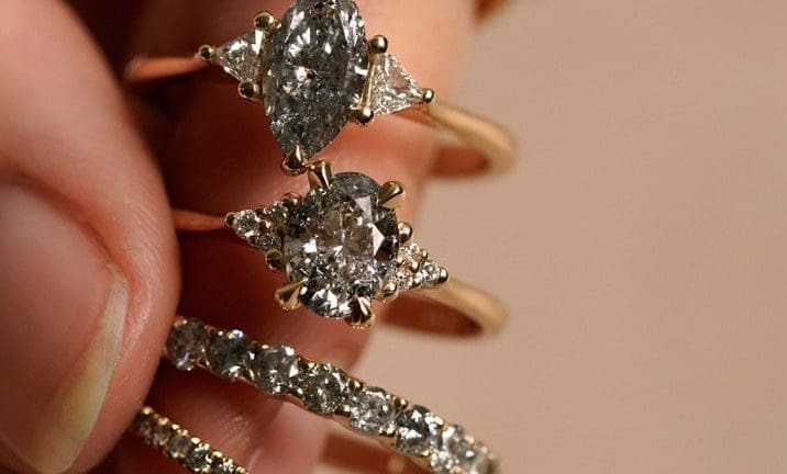 Chupi launches limited-edition release of grey diamond rings