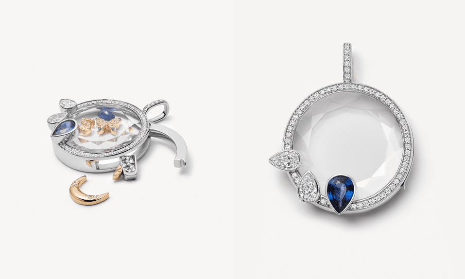 Loquet launches The Artemis Sapphire pear drop locket