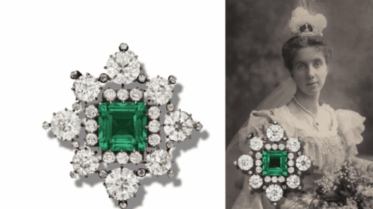 Historic Inchiquin Emerald jewel offered for sale in London